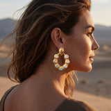 Moonstone Jasmine Earrings