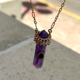 Castle Amethyst Necklace