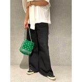 Aqua Bandana Mini Bucket Bag