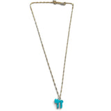 Small Hai Turquoise on Chain Necklace