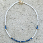 Blue Sapphires & Moonstone (Leo) Necklace
