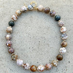 Beige & White Necklace