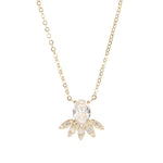 5 Spikes Sun Necklace
