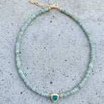 Amazonite & Green Onyx Liv Necklace