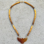 Yellow Opals Phoenix Necklace