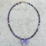 Brazilian Amethyst Mini Thunderbird Necklace