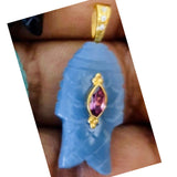 Fancy Carved Dag (Fish) Chain Necklace