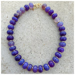 Blue Purple Mrs. Atias Necklace