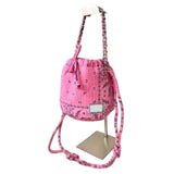 Pink Bandana Mini Bucket Bag