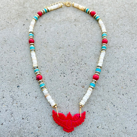 Red Onyx Original Phoenix Necklace