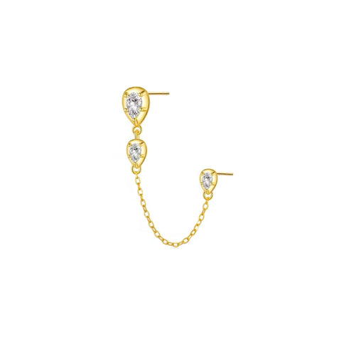 Marquise Hook Me Up Stud Earring