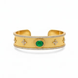 Lys Green Onyx Bangle