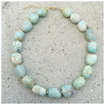 Amazonite Mrs. Atias Oblong Chunky Necklace