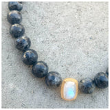 Emma Labradorite Moonstone Necklace