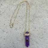 Castle Amethyst Necklace
