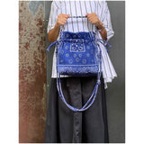 Sage Green Bandana Trapeze Bag