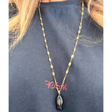 Fancy Carved Dag (Fish) Chain Necklace