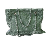 Sage Bandana Tote Bag