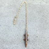 Gold Crocodile Necklace