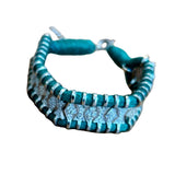 Eloise Emerald Green Woven Bracelet