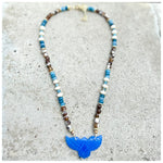 Blue Chalcedony Phoenix Necklace