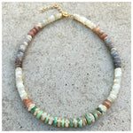 Neva Emerald Assorted Moonstone Necklace