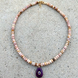 Salome Desert Agate Eye Necklace