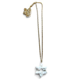 Big Magen Moonstone on Chain Necklace