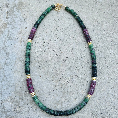Carla Ruby Ziosite Necklace