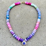 Big Liv Sapphire & Opals Necklace