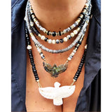 Ora Dandrit Opal Beaded Necklace