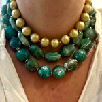 Green Agate Mrs Atias Necklace