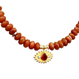 Jaipur Carnelian Eye Necklace