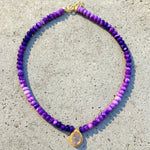 Copacabana Rose Quartz & Purple Opals Alexis Necklace