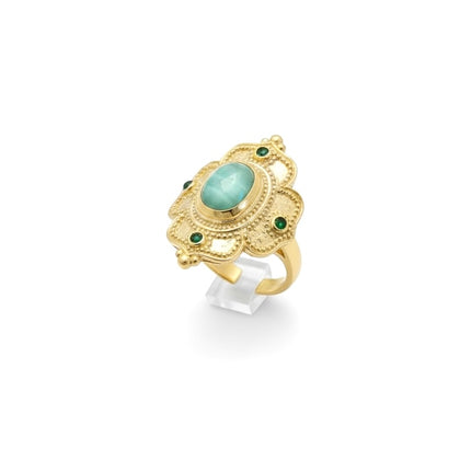 Elaris Amazonite Adjustable Ring