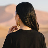 Dolmen Citrine Earrings