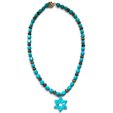 Big Magen Turquoise & Tiger Eye Necklace