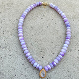 Copacabana Moonstone & Lavender Opals Alexis Necklace