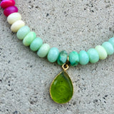 Drop Green Eye Copacabana Necklace