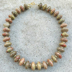 Beige Jasper Mrs. Atias Necklace