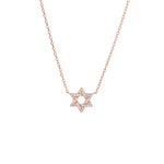 Pave Small Magen David Necklace