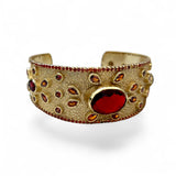 Soleil Garnet Cuff
