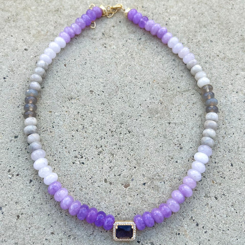 Purple Mix Copacabana Taylor Necklace