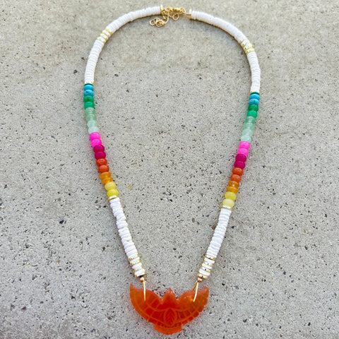 Carnelian Copacabana Phoenix Necklace