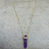 Castle Amethyst Necklace