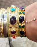 Princess Big Amethyst Bracelet