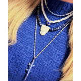 Lapis crocodile necklace