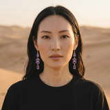 Dolmen Amethyst Earrings