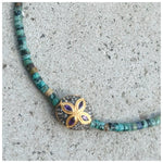 Jude Turquoise/Amethys Necklace