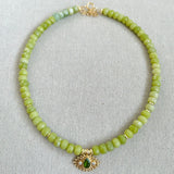 Jaipur Peridot Eye  Necklace
